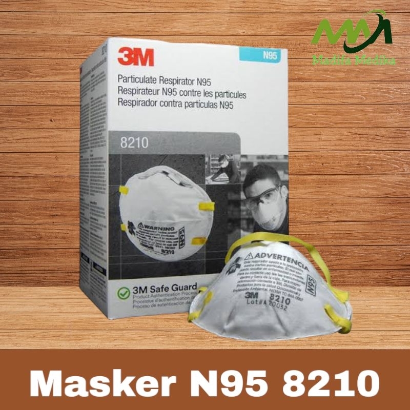 Masker 3M N95 8210  Masker 3M 8210