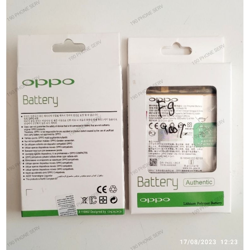 BATERAI OPPO F9 REALME 2 PRO BLP681 BATERAI OPPO F9 ORIGINAL