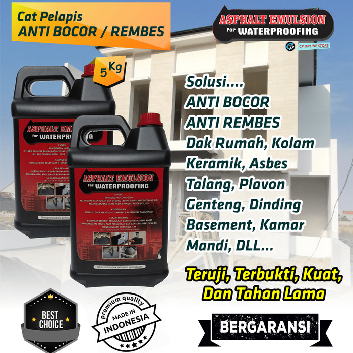 Aspal cair waterproofing anti bocor anti retak