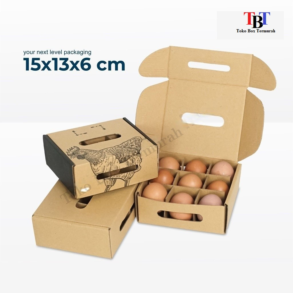 

Box Telur isi 9 (15x13x6) Box/kardus/Telur/Endok/Endog/Tryrelur/Traytelur/ayam/telurayam/polos