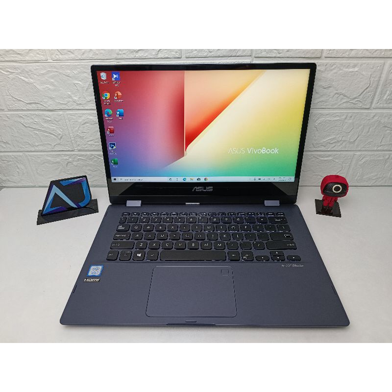 Laptop Asus vivobook TP412FA core i3 Ram 8GB, SSD 256GB layar Touchscreen sentuh mantab