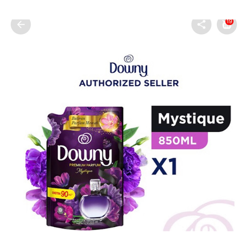 Downy Pelembut & Pewangi Refill 850ml