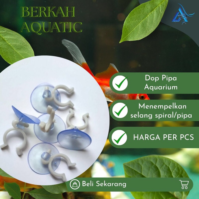 Dop Pipa Tempel Lampu Celup Led Aquarium
