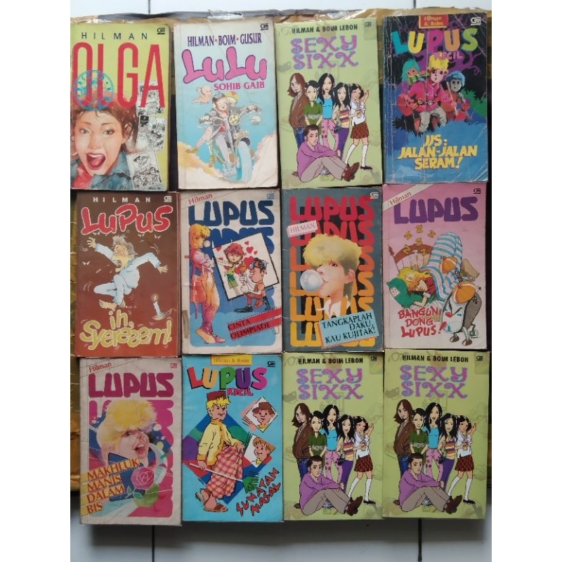 Novel Hilman & Boim LUPUS novel jadul