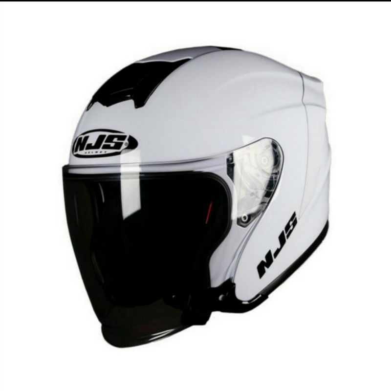 HELM NJS KAIROZ HELM HALF FACE ASLI ORIGINAL NJS KAIROZNJS KAIROZ WARNA PUTIH