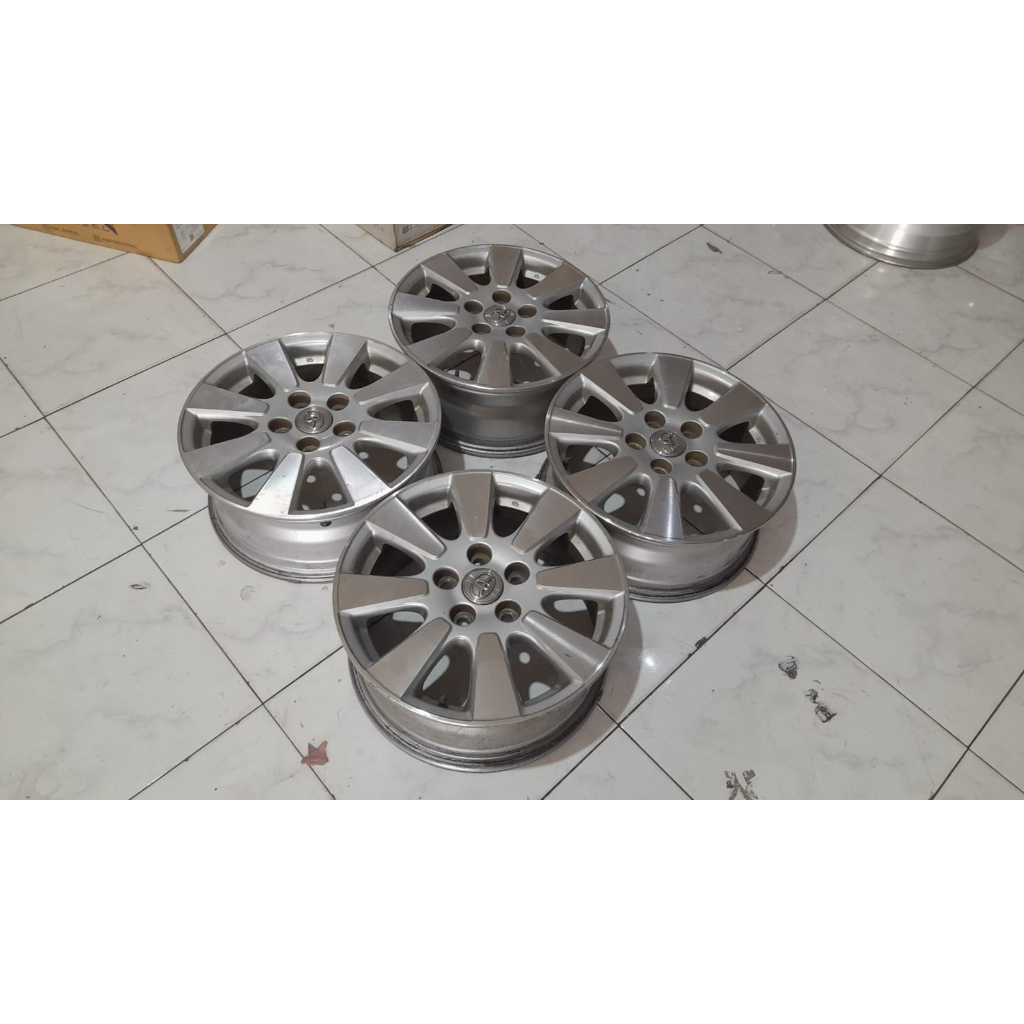 VELG MOBIL ORI STANDAR CAMRY RING16 X6,5 5X114,3 ET45 COCOK DI GRAND MAX LUXIO INOVA L300