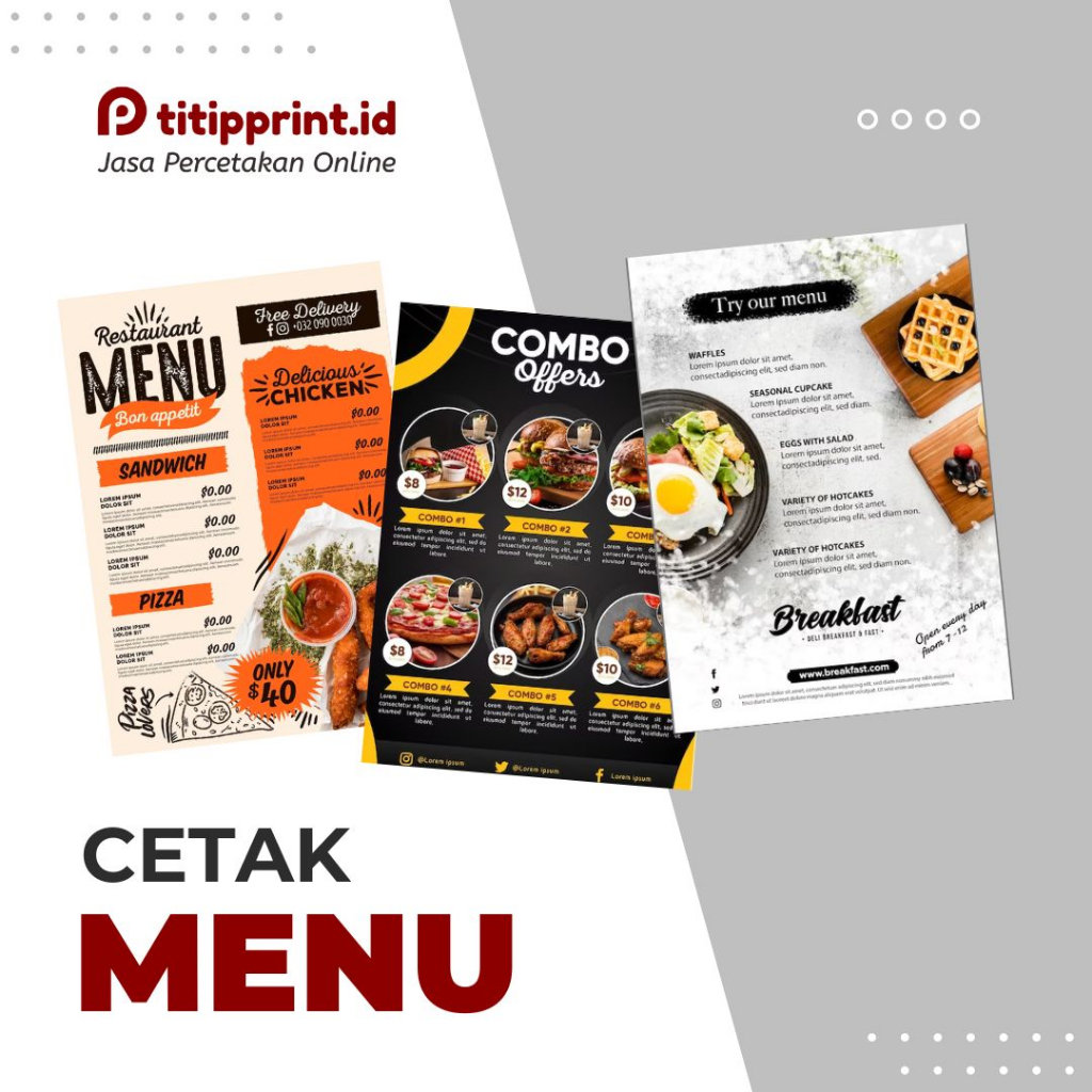 

Cetak Menu Laminating - Makanan Minuman Cafe