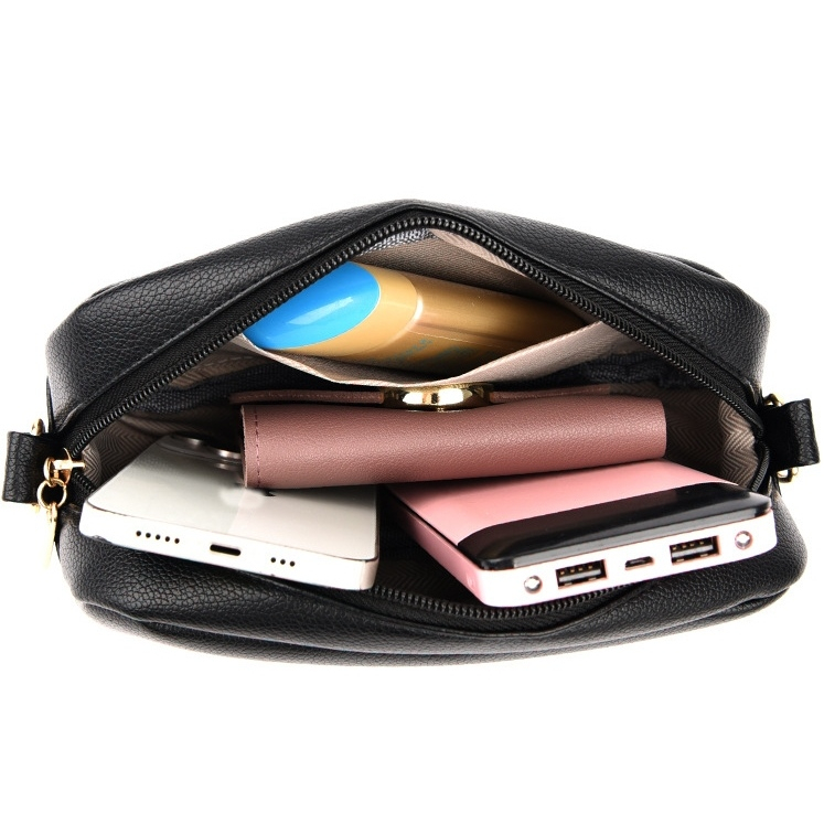 TAS SELEMPANG WANITA KOREA SLING BAG CEWEK KEKINIAN IMPORT KULIT HITAM TA868B5 PREMIUM REMAJA BATAM INVERSIO MURAH BRANDED SIMPLE TERBARU PESTA BAHU SHOULDER