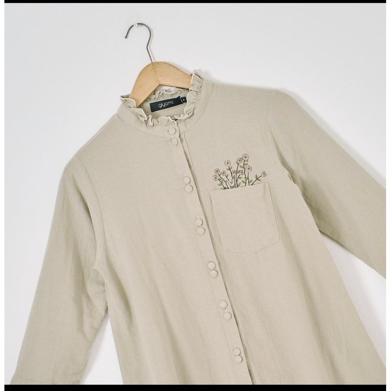 [PRELOVED] GIYOMI ID Camille Blouse Sage Size S