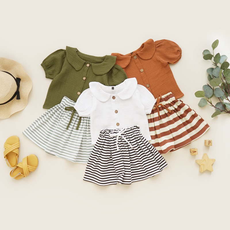 LINSKY BABY - Karyl Set Setelan Anak Couple
