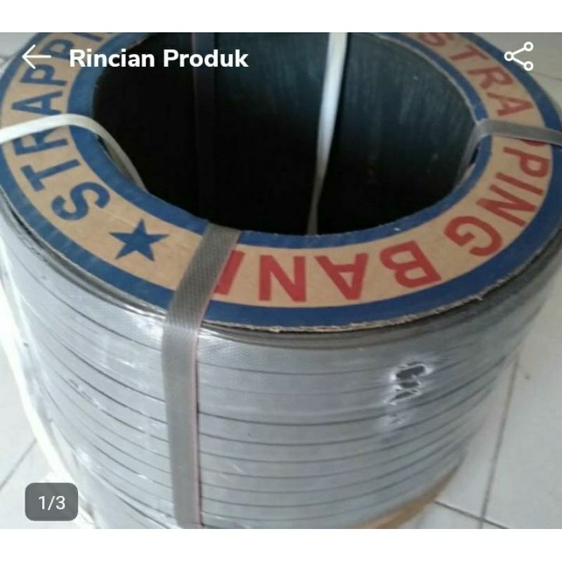 

Strapping Band Warna Hitam, Lebar : 15 mm (Manual).