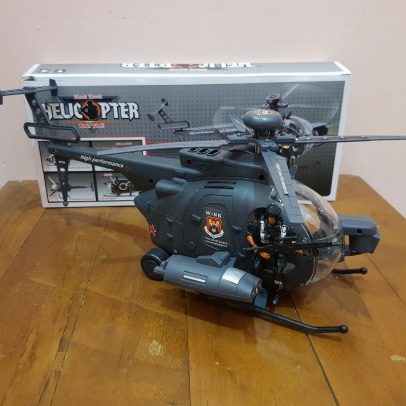 Mainan Helikopter Black Hawk Bumb N Go - Mainan Helikopter Bumb N Go