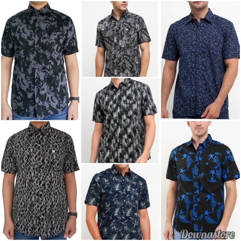 Kemeja lengan pendek pria Brand Walrus Original (S-XL)