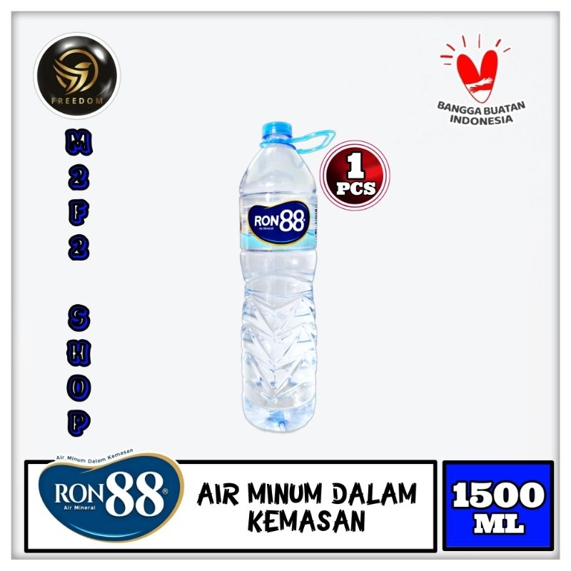 

Air Mineral Ron 88 Besar Botol Pet - 1500 ml (Kemasan Satuan)