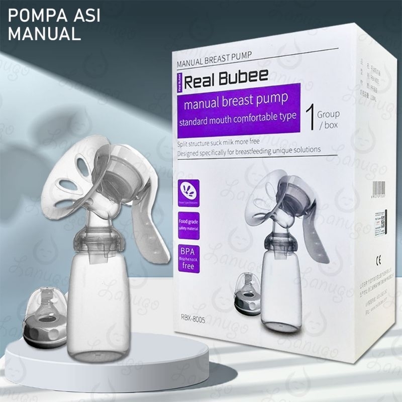 Makassar ! Pompa Asi Manual Real Bubee Original / Breast Pump Manual Real Bubee / Breast Pump Manual Qiutee / Pompa Asi