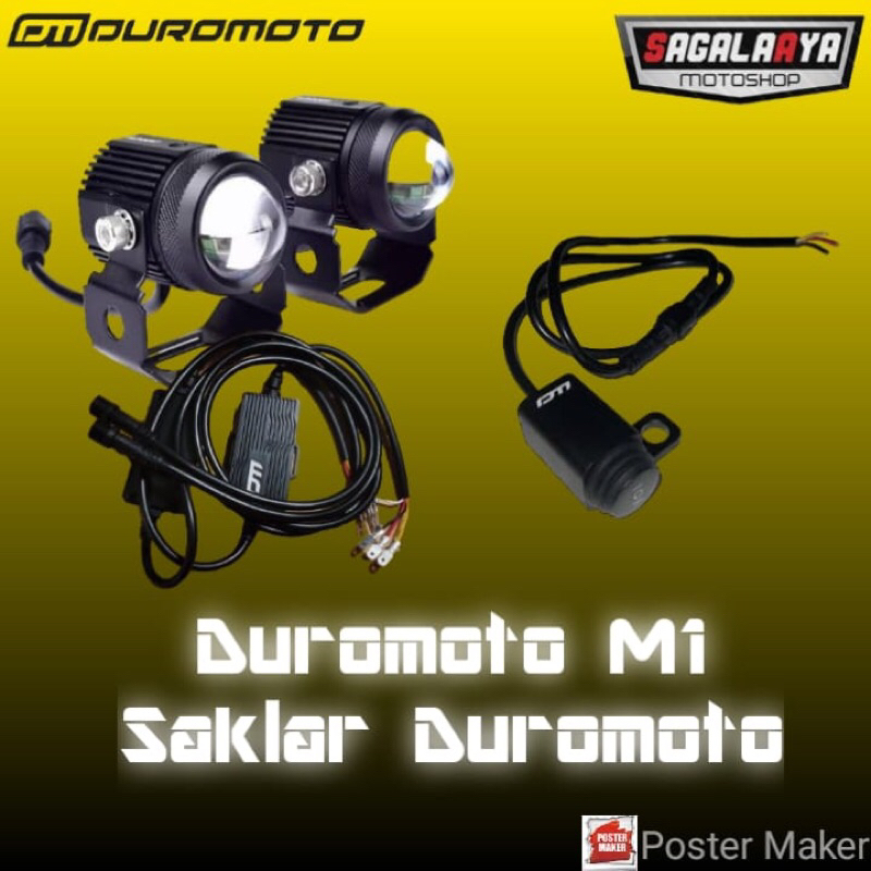Paket Duromoto M1 dan Saklar Original Duromoto