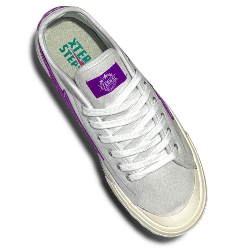 Sepatu XternalStepSure - Mitterns Storm Low White Purple