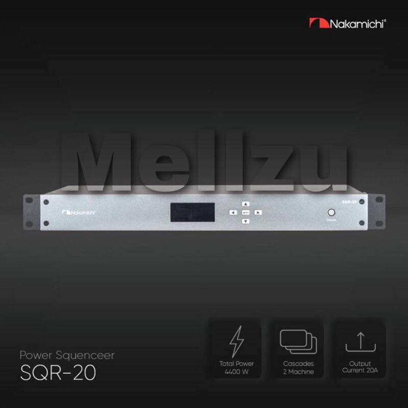 Power Sequencer Nakamichi SQR 20 Original Squencer NAKAMICHI SQR20