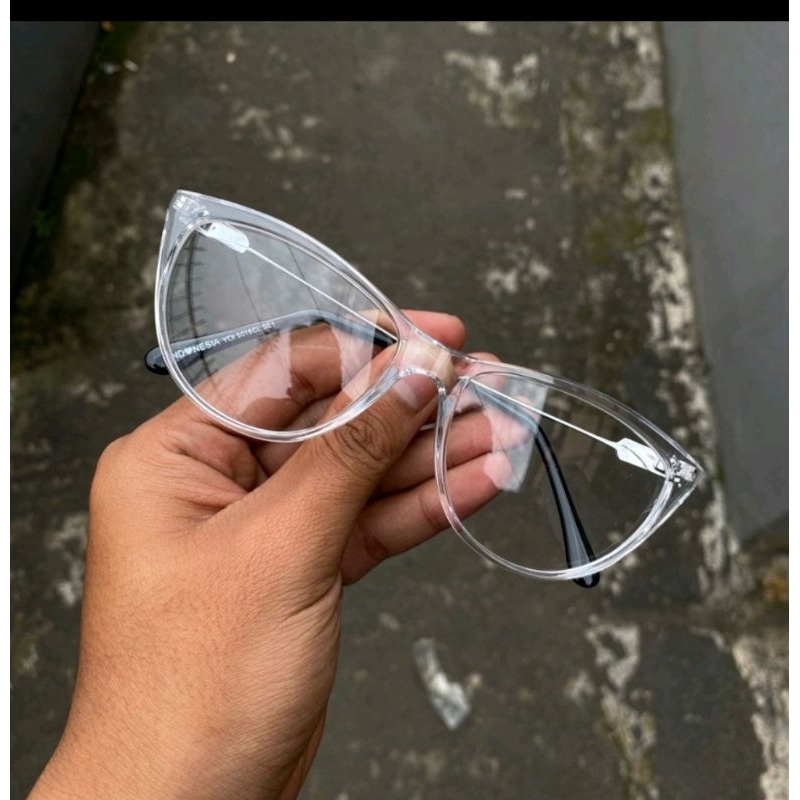 frame kacamata cat eye Yoi 5018CL