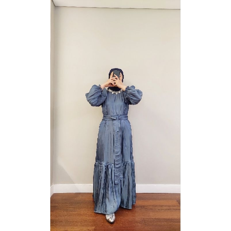 Amara dress/ shimmer silk