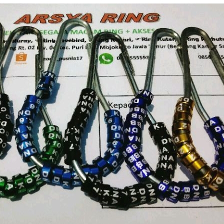 RING TANDA PERKUTUT CETAK NAMA