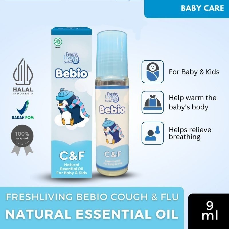 Bebio Natural Essential Oil For Baby Bayi Kids 9ml ( C &amp; F, Itchy, Tummy)