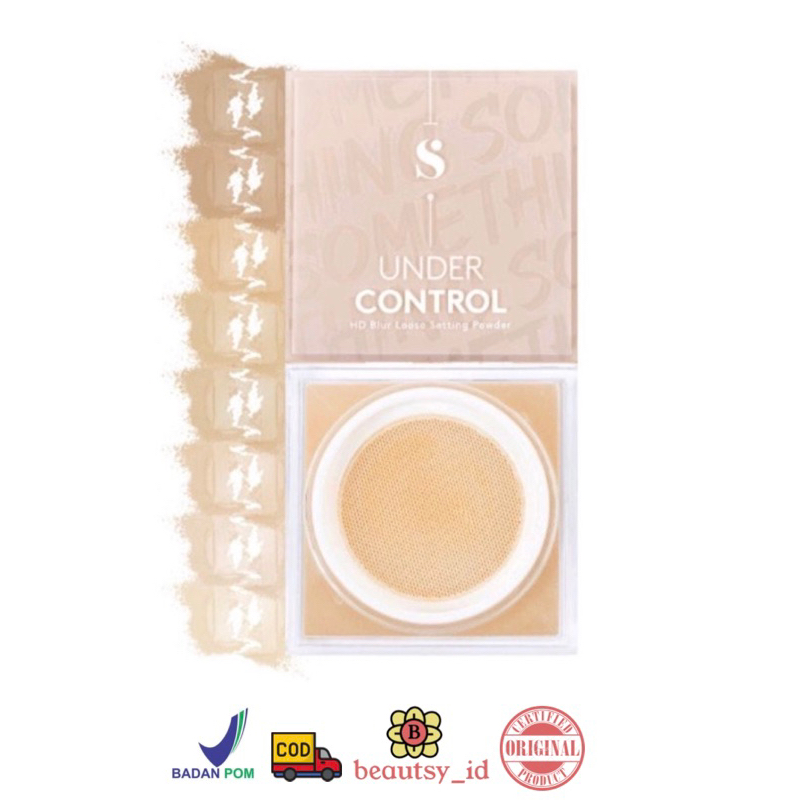 Somethinc Hooman Under Control HD Blur Loose Powder Bedak Tabur Original BPOM COD