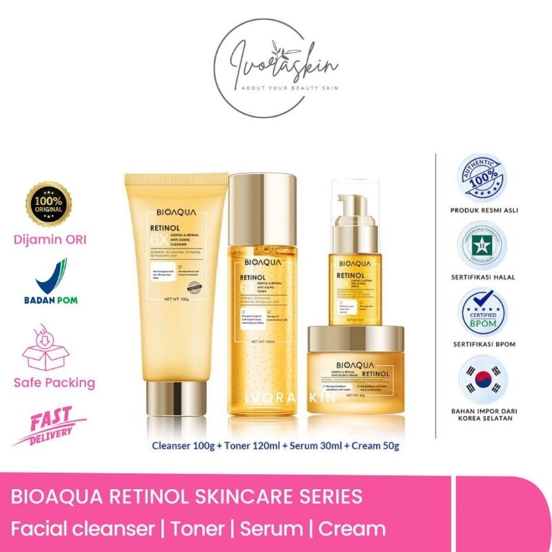 BIOAQUA RETINOL SKINCARE SERIES ANTI AGING BRIGHTENING