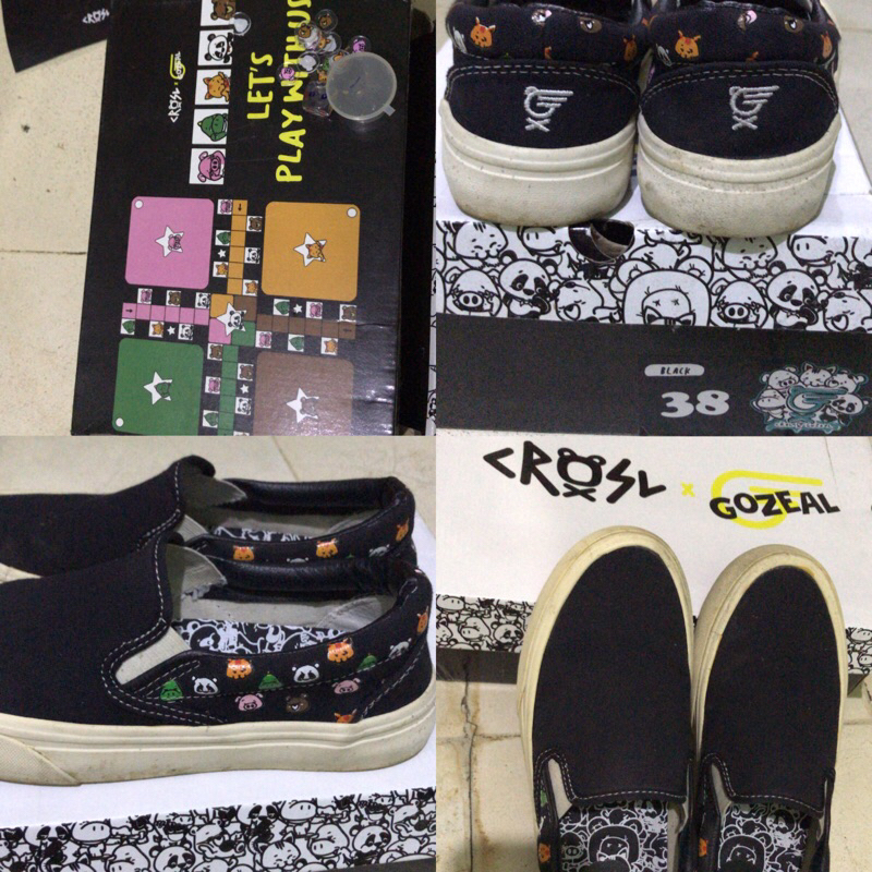 Preloved Sepatu Slip on Crsl x Gozeal