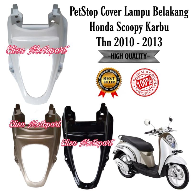 Cover Lampu Tutup Body Belakang Honda Scoopy karbu lama / Cover Tail Scoopy Karbu / Cover Lampu Bela