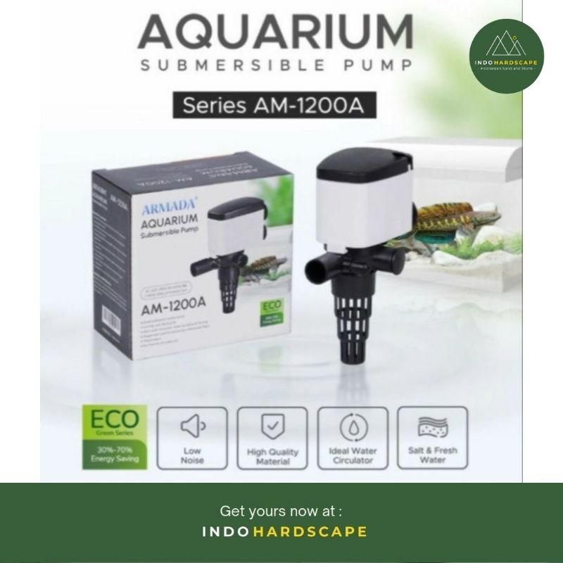 POWER HEAD AQUARIUM PH ARMADA AM 1200A / MESIN POMPA AQUARIUM 1200