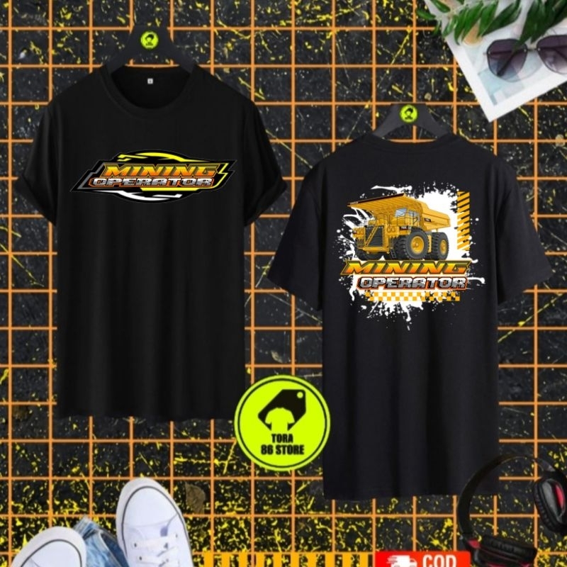 kaos alat berat mining operator