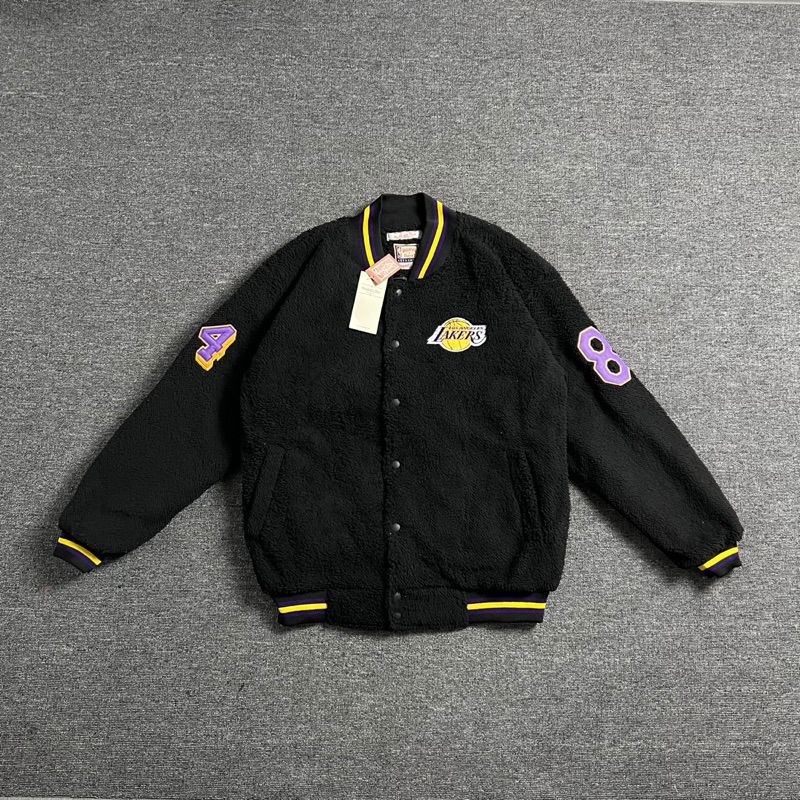 JAKET SHERPA VARSITY BOMBER LAKERS 24 08 FULLTAG