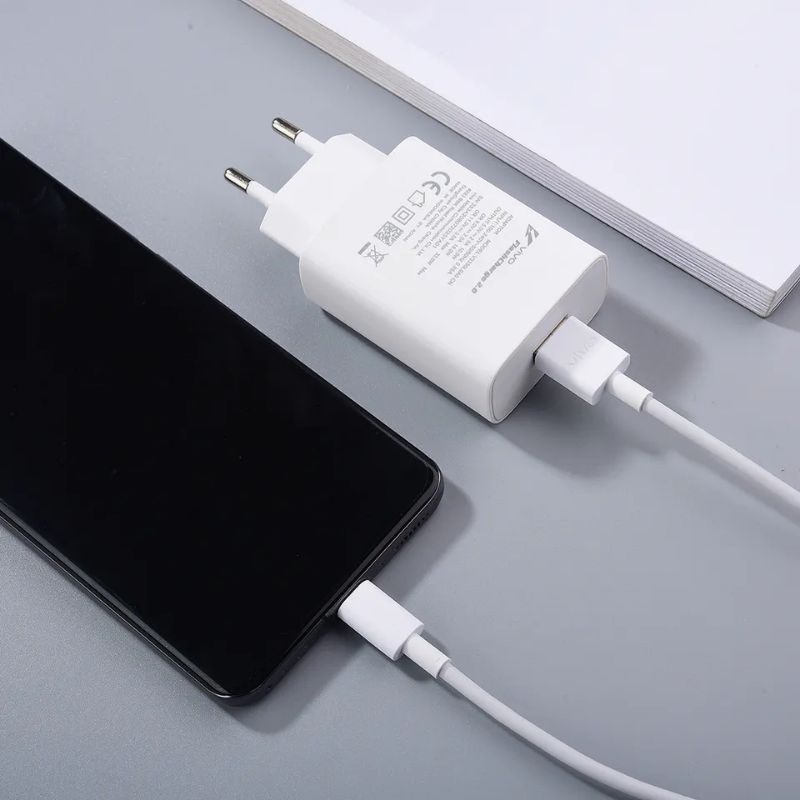 CHARGER VIVO V25 / V25E ORIGINAL 100% FAST CHARGING 33WATT USB TYPE C CARGER ORI