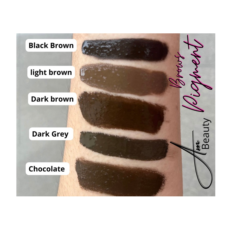 tinta sulam alis Am Beauty Brow Pigment