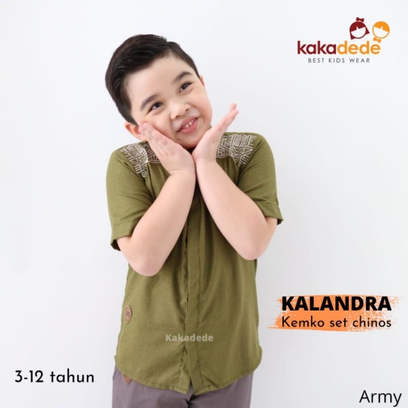 Ready ‼️Set Anak Cowok Premium Kalandra by Kakadede bisa COD