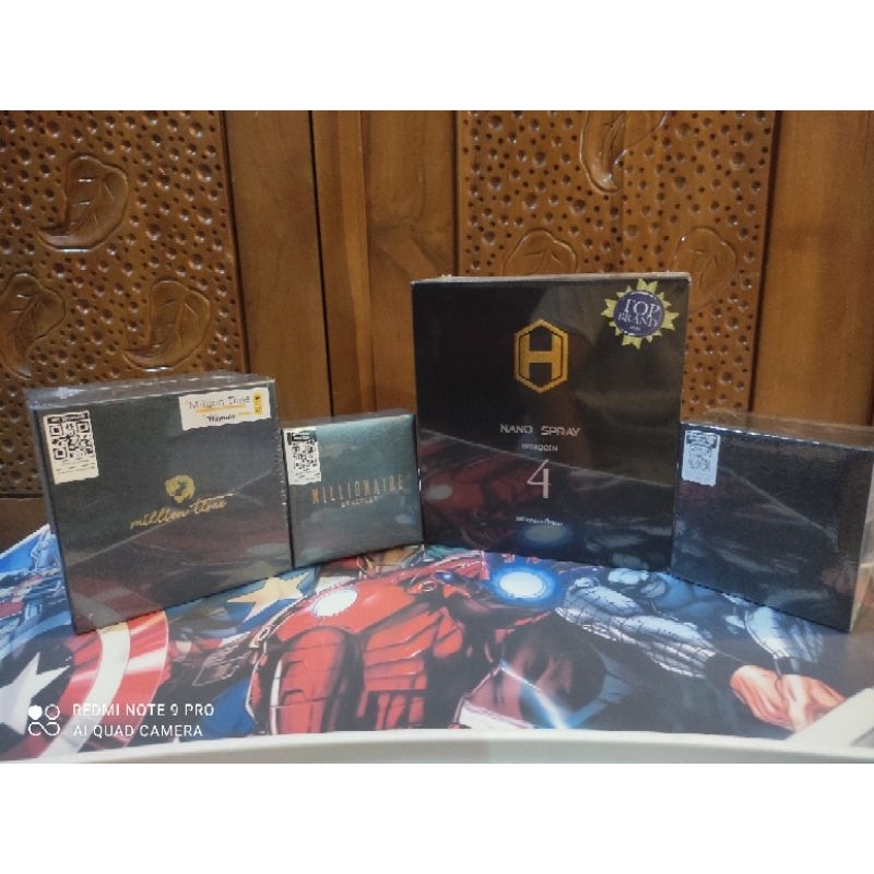 Paket MTW MCI Free LSB Rose Gold / Nano Spray Hydrogen 4 Black Free Pendant Heart Black