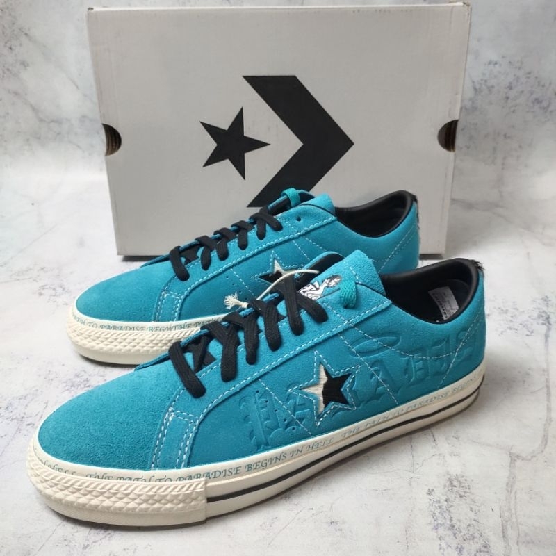 Converse Sean Pablo Star Rapid Teal / Pale Blue - 100% Original