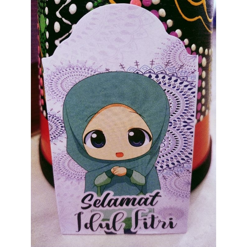 

amplop lebaran imut 1 pcs isi 10