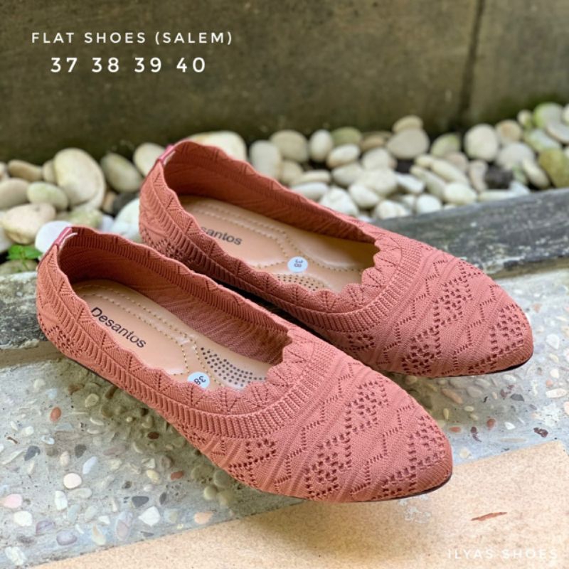 Sepatu rajut flat desantos by ilyas