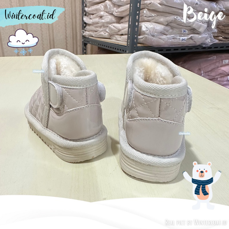 Baby snow boots sepatu anak bayi musim dingin hangat toddler balita salju bromo import waterproof anti air