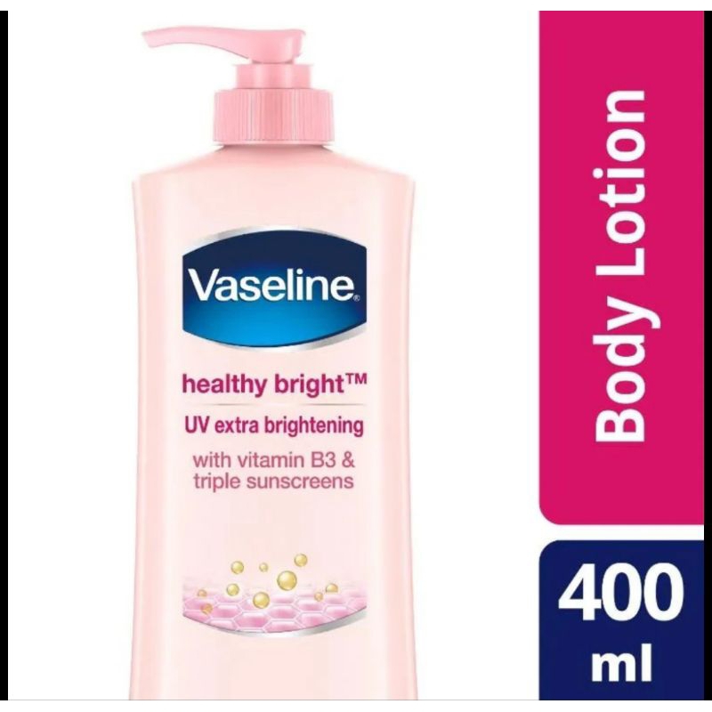 VASELINE Body Lotion Healthy Bright UV Extra Brightening 400ml