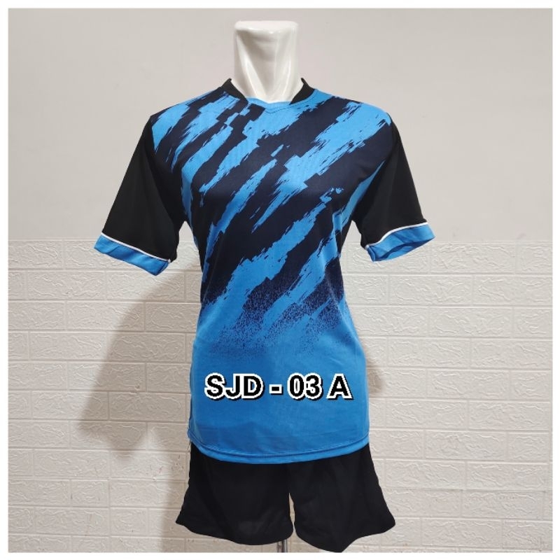 Set pakaian olahraga vollyball printing - atasan olahraga kaos Jersey voli unisex