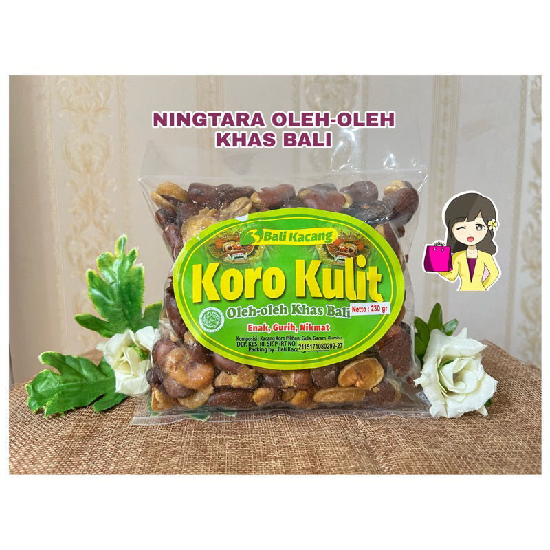 

KORO KULIT BALI KACANG OLEH-OLEH KHAS BALI 230g