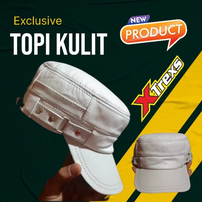 Topi Kulit Asli fremium LEATHER topi pria BARU 2023