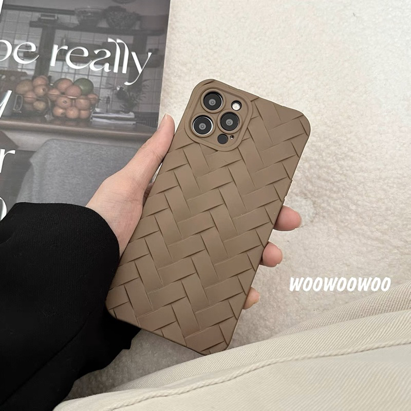 Braided Nude Series Matte Softcase Casing Case HP Lucu iphone XS XS Max XR 11 Pro Max 12 Pro Max 13 Pro Max 14 Pro Max