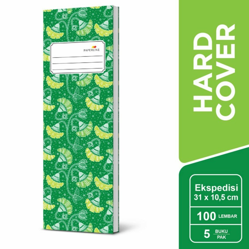 

[1 pcs] Buku expedisi Buku Panjang 1/2 Folio 100 lembar Hard Cover