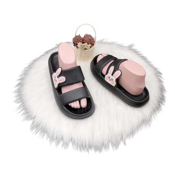 Sandal Slop Dewasa Motif RABBIT Sandal Selop Kekinian Empuk Nyaman Sandal Rumah Terbaru