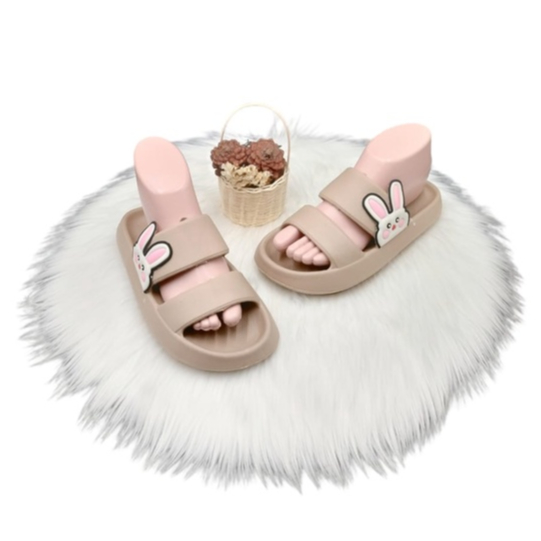 Sandal Slop Dewasa Motif RABBIT Sandal Selop Kekinian Empuk Nyaman Sandal Rumah Terbaru