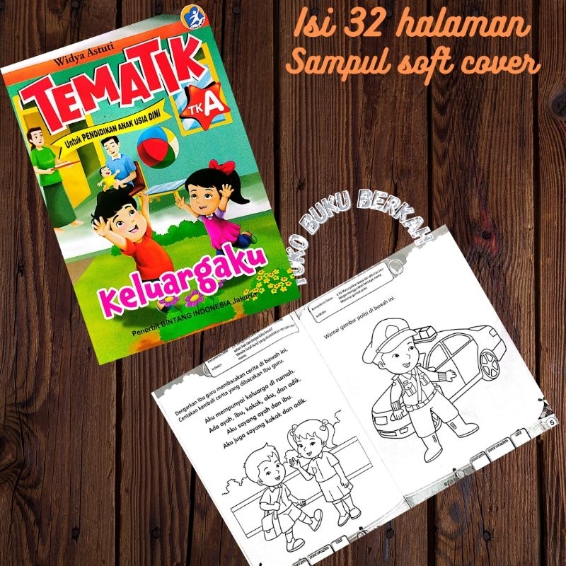 buku tematik tkA untuk pendidikan anak usia dini